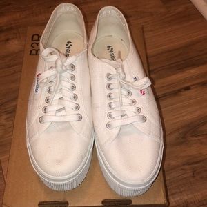 Superga Platform White Sneaker